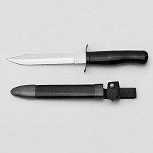 Нож НР-40 с деревянными ножнами (65Г, дерево)