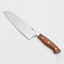 Кухонный нож Сантоку - Европейский (95Х18, Бубинго, Цельнометаллический) мт-47