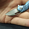 Нож складной SQ 005 (Дамасская сталь, Титан) 5