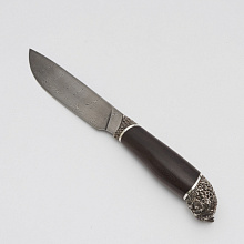 Нож Филин (дамасская сталь, черный граб)