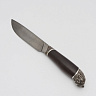 Нож Филин (дамасская сталь, черный граб) 1