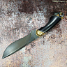 Нож Золотое руно ( Булатная сталь, Дерево, Белый металл) 5