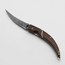 Нож Куница (Дамасская сталь, Венге)