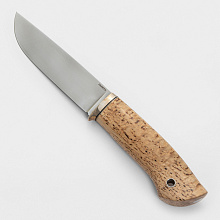 Нож Клык (Сталь М390, стабилизированная карельская береза)