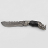 Нож Носорог 1 (Дамасская сталь, Дерево, Белый металл) 7