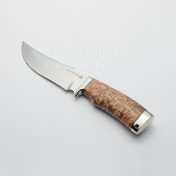 Нож Восток (Elmax, Карельская береза, Мельхиор)