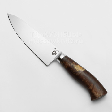 Нож Кухонный  Шеф средний (95Х18, Кап клёна)