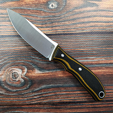Нож "Четвертак" (N690, Микарта)