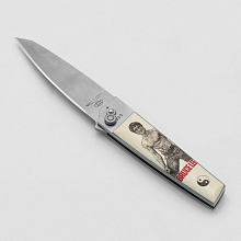 Складной нож "Брюс Ли" Р320М (440С, Бивень моржа)
