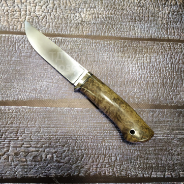 Нож Клык (S390, Карельская береза)