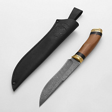 Нож Путник (Дамасская сталь, Граб)