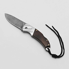Складной нож Малый (Дамасская сталь, Венге)