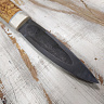 Нож якутский (Х12МФ, Карельская береза, Вставка -кость)   3