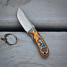Нож Стрит-Райдер 3 (N690, микарта, насечка, ножны - кайдекс)