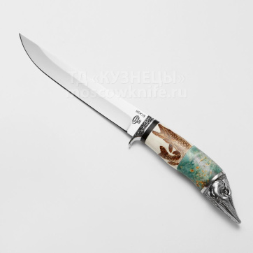 Нож Щука (95Х18, Рог лося, Кап клёна)
