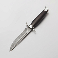 Нож Финка НКВД (Дамасская сталь, Граб, Гарда-Мельхиор)