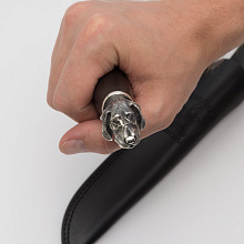 Нож Пойнтер (дамасская сталь, черный граб)