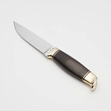 Нож Грибник (110Х18, Граб, Латунь)