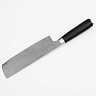 Нож кухонный для резки овощей TG-D10, сталь ламинат VG10 (Сталь: обкладки нержавеющий дамаск, центр VG10, рукоять G10) 3