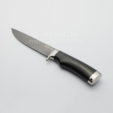 Нож Соболь (Булатная сталь, граб, мельхиор)