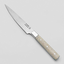 Нож Шеф-повара № 11 (Х12МФ, Акрил белый, Цельнометаллический)