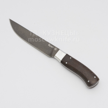 Цельнометаллический нож Лань (Сталь булатная, венге)