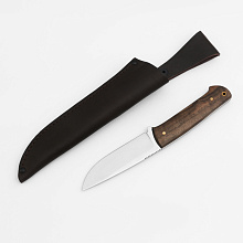 Нож "Бригадир" (N690, рукоять с накладными плашками, Орех)