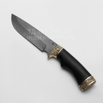 Нож Лорд (Дамасская сталь, Граб, Мельхиор)