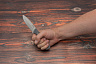 Нож бушкрафт FLINT с огнивом (Сталь PGK, Рукоять микарта) 5