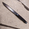 Нож Финка Егора Самсонова 1 (Дамасская сталь, Покрытие белым металлом) 1