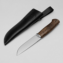 Нож Клык (Сталь N690, Стаб. Карельская берёза)