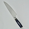 Шеф нож "Соты" кухонный поварской (Сталь VG-10, Рукоять - Cтеклотекстолит G10) 2
