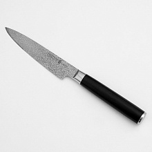 Нож овощной TG-D2 (Сталь: обкладки нержавеющий дамаск, центр VG10, рукоять G10)