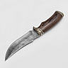 Нож Восток (Дамасская сталь, Мельхиор, Венге) 2