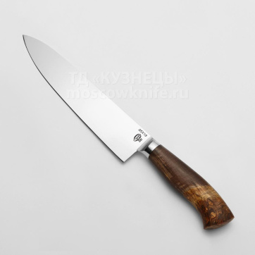Нож Кухонный Шеф большой (95Х18, Кап клёна)
