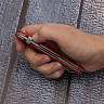 Складной нож PIKE RED с красной рукояткой от MR.BLADE из стали D2 6