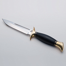 Нож Норвежец (110Х18, Дерево, Латунь)