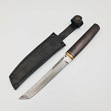 Нож Танто (Дамасская сталь, Граб)