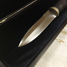 Нож Последний Дон ( Булат, Дерево, Белый металл)