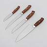 Набор кухонных ножей из кованной стали (95Х18, Деревянная рукоять из Бубинго) 10