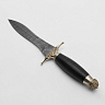 Нож Адмирал (Дамасская сталь, Граб, Мельхиор) 1