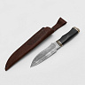Нож Беркут-2 (Дамасская сталь, Граб, Мельхиор) 3