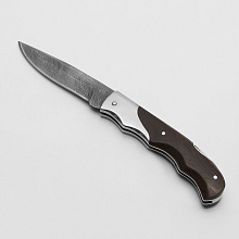 Складной нож Белка-большая (Дамасская сталь, Венге)