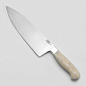 Нож Шеф-повара № 1 (Х12МФ, Акрил белый, Цельнометаллический) 1