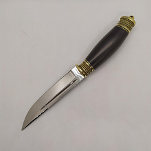 Нож Игла (110Х18, Граб, Латунь)