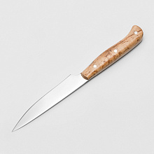 Кухонных нож (95Х18, Карельская берёза )