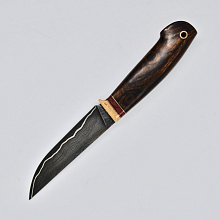 Нож Охотник С-53 (сталь - ламинат Аносова, рукоять - Айронвуд, вставка - Реконстоун)