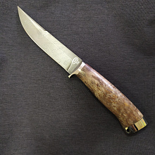 Нож Щука малая (Дамаск,кап клён)