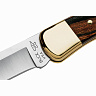 Складной нож Buck 110 Hunter, сталь 420HC, рукоять дерево и латунь (0110BRS) 3