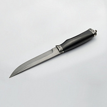 Нож Лань (Р12М-Быстрорез, Граб, Мельхиор)